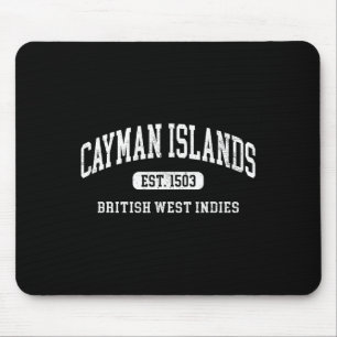 Vintage Grand Cayman Islands Est 1503 Urlaubs-Souv Mousepad