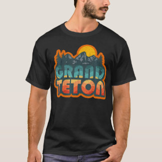Vintage Grand Teton National Park Bergwandern T-Shirt