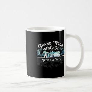 Vintage Grand Teton National Park Wyoming USA ein  Kaffeetasse