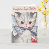 Vintage Grandma-Muttertagskarte Karte (Gelbe Blume)