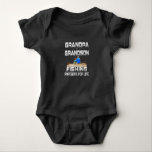 Vintage Grandpa Grandson Angelpartner für das Lebe Baby Strampler<br><div class="desc">Vintage Grandpa Grandson Angelpartner für das Leben</div>