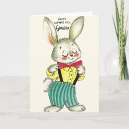 Vintage Grandpa-Vatertagskarte Karte