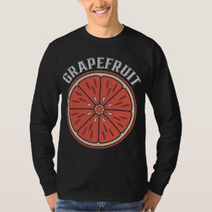 Vintage Grapefruits Slice Citrus Frucht Vegan Grap T-Shirt