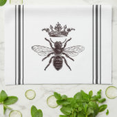 Vintage Graphic Queen Bee Geschirrtuch (Gefaltet)