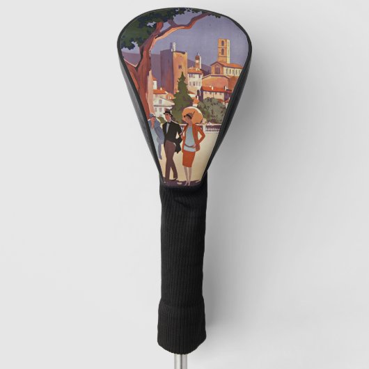 Vintage Grasse Sommer Kunst Golf Headcover (Vorderseite)
