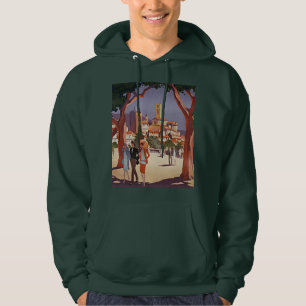 Vintage Grasse Sommer Kunst Hoodie