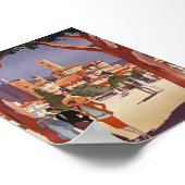 Vintage Grasse Sommer Kunst Poster (Ecke)