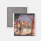 Vintage Grasse Sommerkunst Magnet (Vorderseite/Rückseite)
