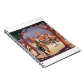 Vintage Grasse Sommerkunst Notizblock (Rechte Seite)