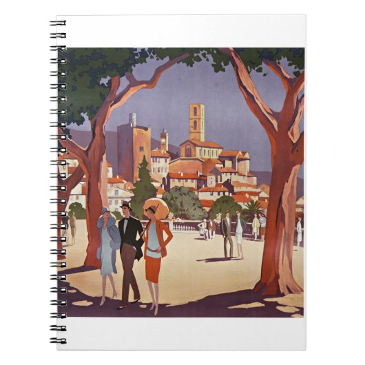 Vintage Grasse Sommerkunst Notizblock (Vorderseite)