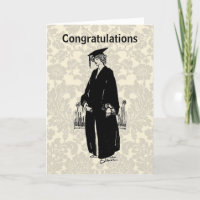 Vintage Gratulationskarte