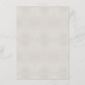 Vintage graue Alice im Wunderland Hochzeitdetails Begleitkarte (Rückseite)