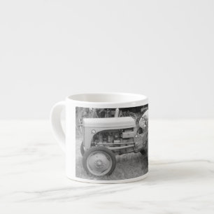Vintage-Grauer Massey-Fergison-Traktor Espressotasse