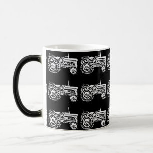 Vintage Grauschnecke-Zugmaschine für Tee Kaffeema Verwandlungstasse