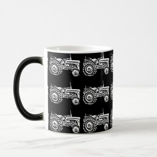 Vintage Grauschnecke-Zugmaschine für Tee Kaffeemas Verwandlungstasse (Links)