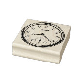 Vintage Gravieruhr Gummistempel (Stempel)