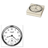 Vintage Gravieruhr Gummistempel (Stempel)