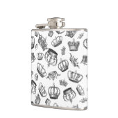 Vintage Gravur Flachmann (Links)