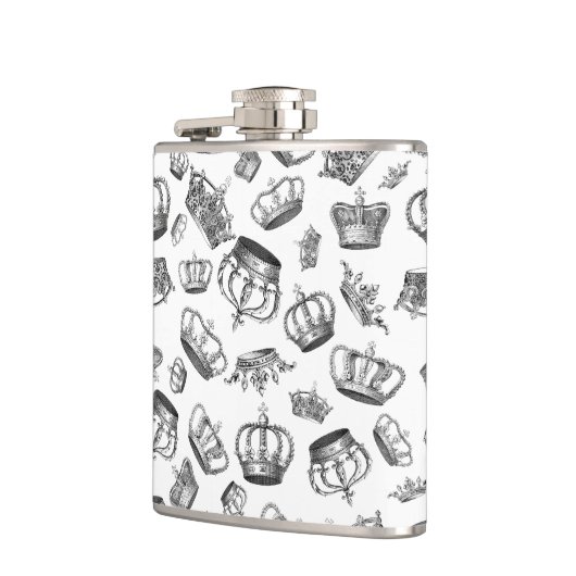 Vintage Gravur Flachmann (Links)