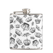 Vintage Gravur Flachmann (Vorderseite)