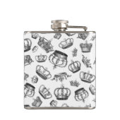 Vintage Gravur Flachmann (Rückseite)