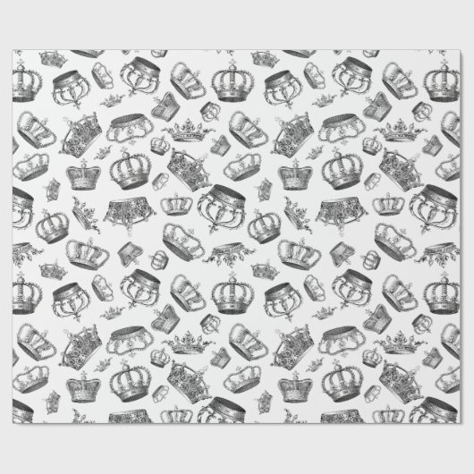 Vintage Gravur Geschenkpapier (Flach)