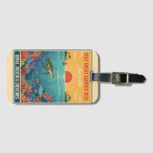Vintage Great Barrier Reef Australien Gepäckanhänger (Vorderseite (Horizontal))