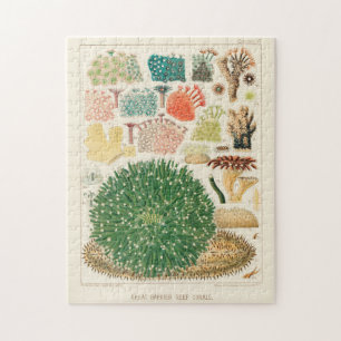 Vintage Great Barrier Reef von Australien Korallen Puzzle