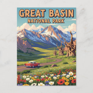 Vintage Great Basin National Park Nevada Postkarte