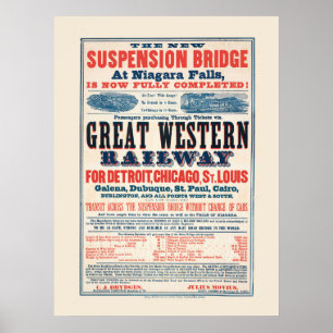 Vintage Great Western Railway Plakat