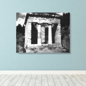 Vintage Greece Delphi Athenian Treasury Leinwanddruck (Insitu (Holzboden))