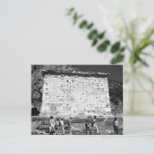 Vintage Greece Delphi Athenian Treasury Postkarte (Stehend Vorderseite)