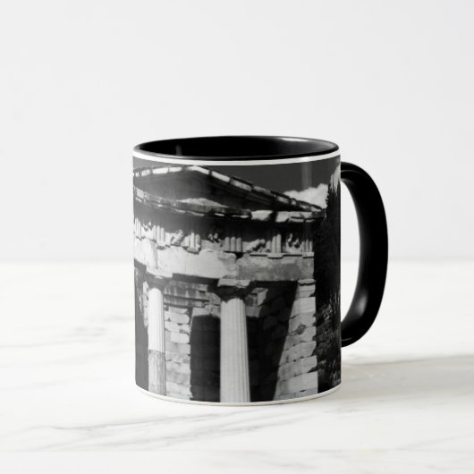 Vintage Greece Delphi Athenian Treasury Tasse (VorderseiteRechts)