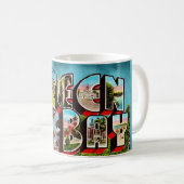 Vintage Green Bay WI Kaffeetasse (VorderseiteRechts)