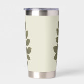 Vintage Green Buchenzweig Thermobecher (Rechts)