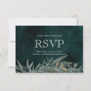 Vintage Green Hannah Suite RSVP-Karte RSVP Karte
