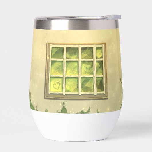 Vintage Green School Wasserflasche (Links)