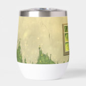 Vintage Green School Wasserflasche (Vorderseite)