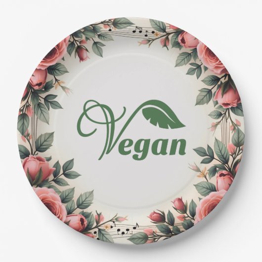 Vintage Green Vegan Logo Leaf by Bearnd Pappteller (Vorderseite)