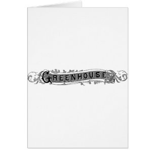 Vintage Greenhouse-Typografie