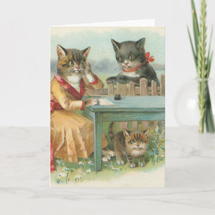 Vintage Greeting Card Karte