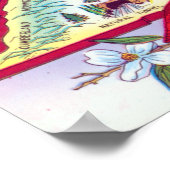 Vintage Greetings From Virginia Map Travel Poster (Ecke)