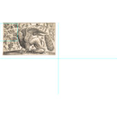 Vintage Greif-griechische Stoff (Kachel)