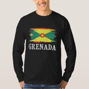 Vintage Grenada Flag I Liebe Grenada T-Shirt