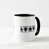 Vintage Grenze Tasse (VorderseiteRechts)