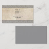 Vintage Grenze Visitenkarte (Vorne/Hinten)