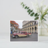 Vintage Grenze zu Havanna Postkarte (Stehend Vorderseite)