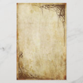 Vintage Grenzen - Netze Briefpapier (Vorderseite)