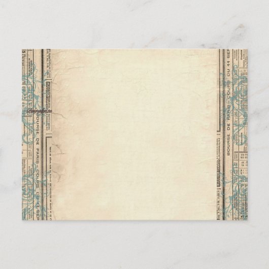 Vintage Grenzen Postkarte (Vorderseite)