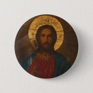 VINTAGE GRIECHISCH-ORTHODOXE IKONE BUTTON